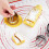 Biscuit Cutter Set, Cookie Cutters Shapes (5 Pieces) with Handle 4