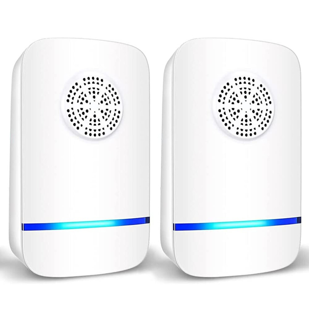 Ultrasonic Pest Repeller 2 Pack, Insect Control, Spider Repellent