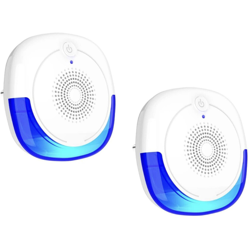 Ultrasonic Pest Repeller, (2 Pack), Indoor Plug-In Pest Repellent