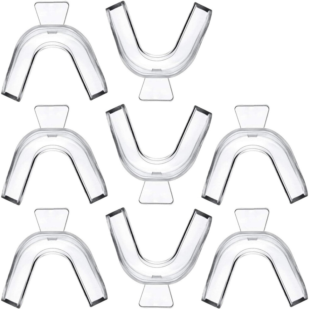 8 Pieces Teeth Whitening Mouth Trays Teeth Mould Guards Moldable Teeth Trays