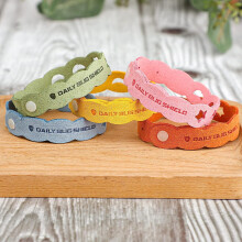 15PCS Mosquito Repellent Bracelets Natural Anti Mosquito Repellent Bands (Waves)