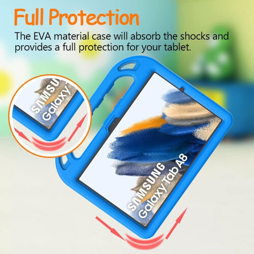 Kids Case  Protector for Samsung Galaxy Tab A8 10.5 Blue(Screen protector not included) 2