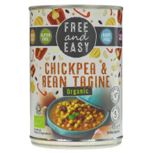 Free & Easy Chickpea & Bean Tagine 400g ( pack of 6 )