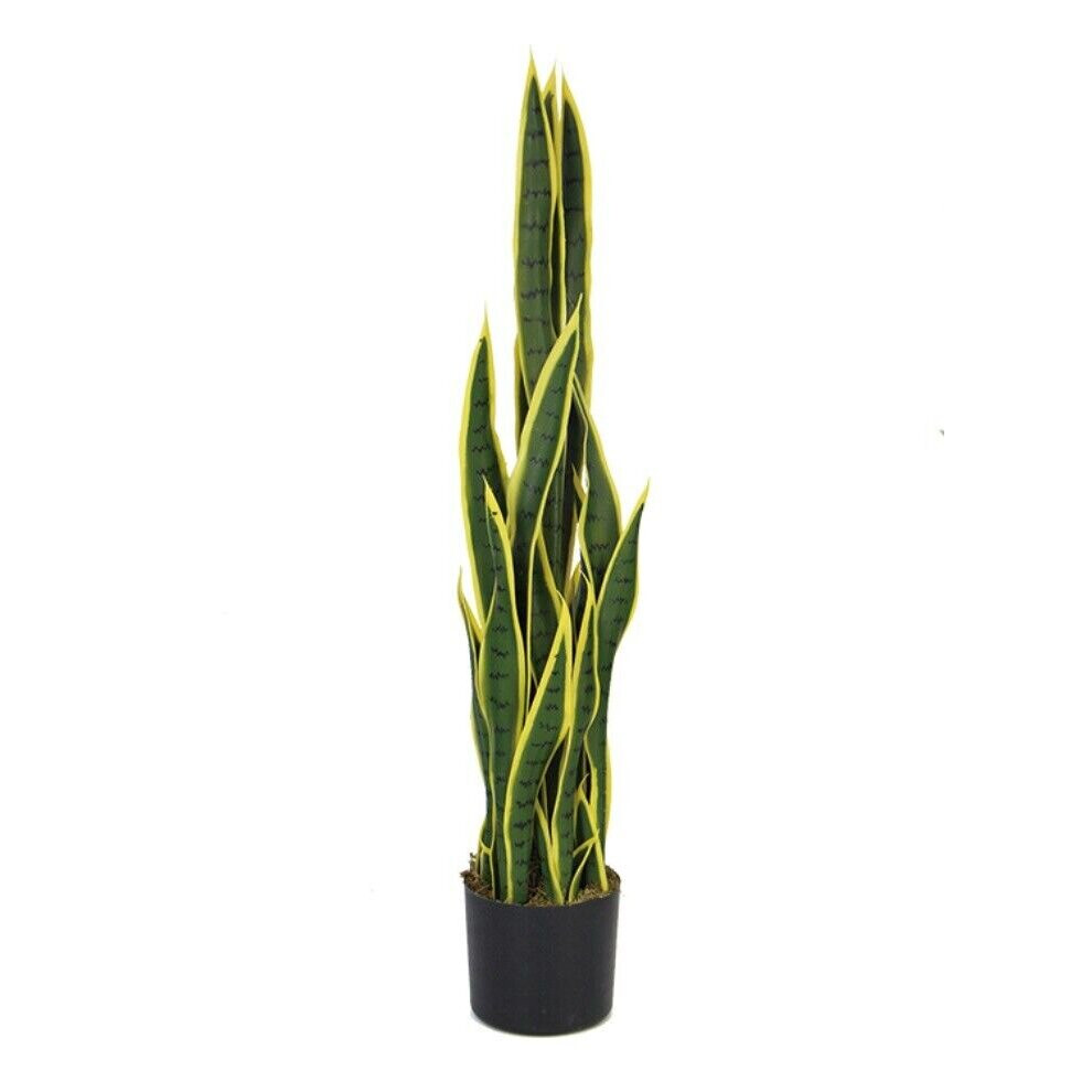 (Snake Plant sansevieria - 90cm) Large Artificial Fake Tree Plants Indoor Fake Plants Outdoor Fake Plant Lush