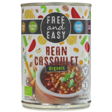 Free & Easy Bean Cassoulet - organic 400g ( pack of 6 )
