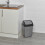 URBN Living (30L Black/Grey) 5/20/30/50L Waste Recycling Bin Swing Lid Kitchen 3