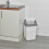 URBN Living (30L White/Grey) 5/20/30/50L Waste Recycling Bin Swing Lid Kitchen 3
