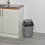 URBN Living (30L Black/Grey) 5/20/30/50L Waste Recycling Bin Swing Lid Kitchen 4