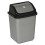 URBN Living (30L Black/Grey) 5/20/30/50L Waste Recycling Bin Swing Lid Kitchen 1