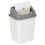 URBN Living (20L White/Grey) 5/20/30/50L Waste Recycling Bin Swing Lid Kitchen 1