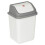 URBN Living (20L White/Grey) 5/20/30/50L Waste Recycling Bin Swing Lid Kitchen 2