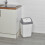 URBN Living (30L White/Grey) 5/20/30/50L Waste Recycling Bin Swing Lid Kitchen 2