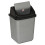 URBN Living (30L Black/Grey) 5/20/30/50L Waste Recycling Bin Swing Lid Kitchen 2
