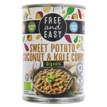 Free & Easy Sweet Pot/Kale/Coconut Curry 400g ( pack of 6 )