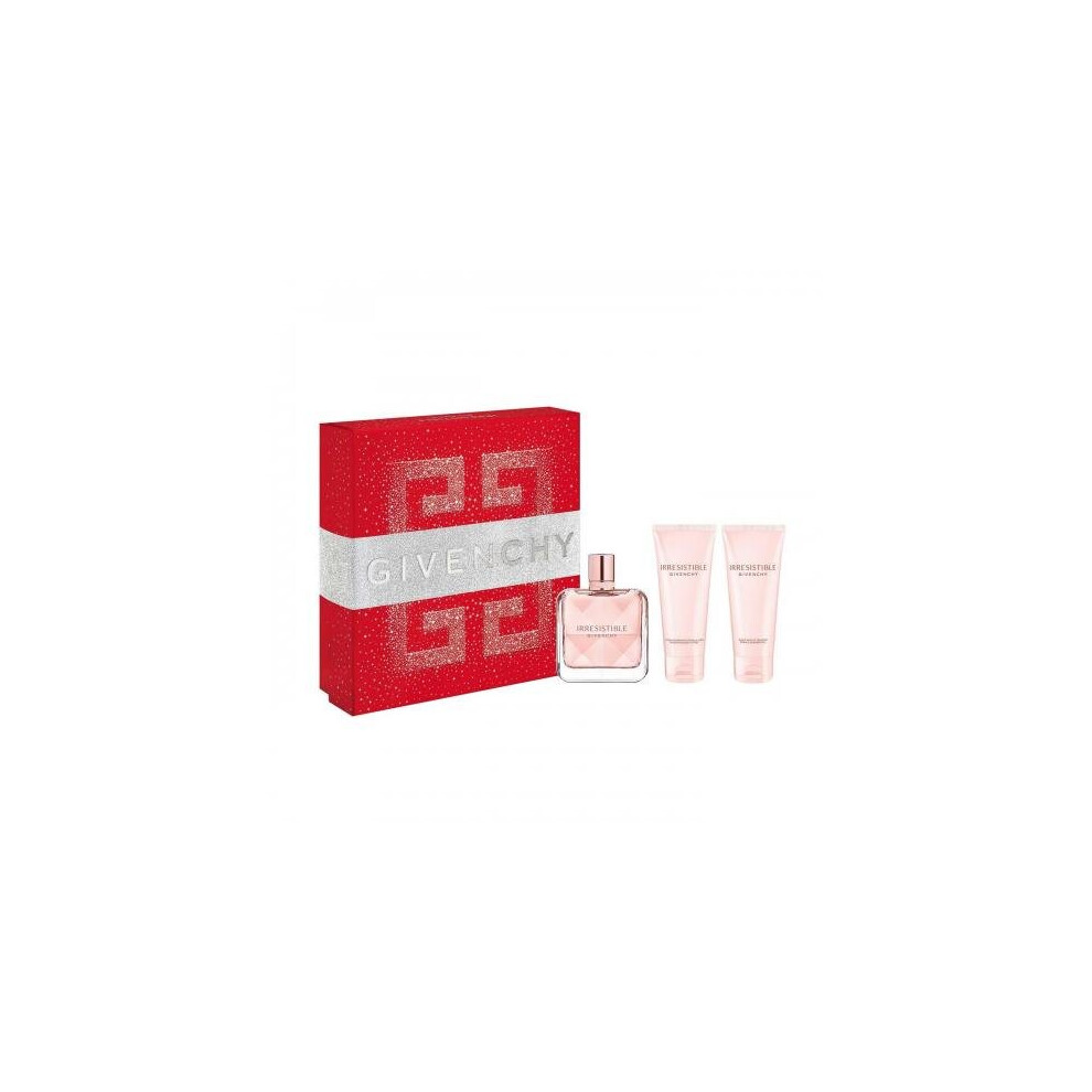 Givenchy Irresistible 3 Pcs Set: 2.7 Eau De Parfum Spray + 2.5 Body Lotion + 2.5 Shower Gel (Hard)