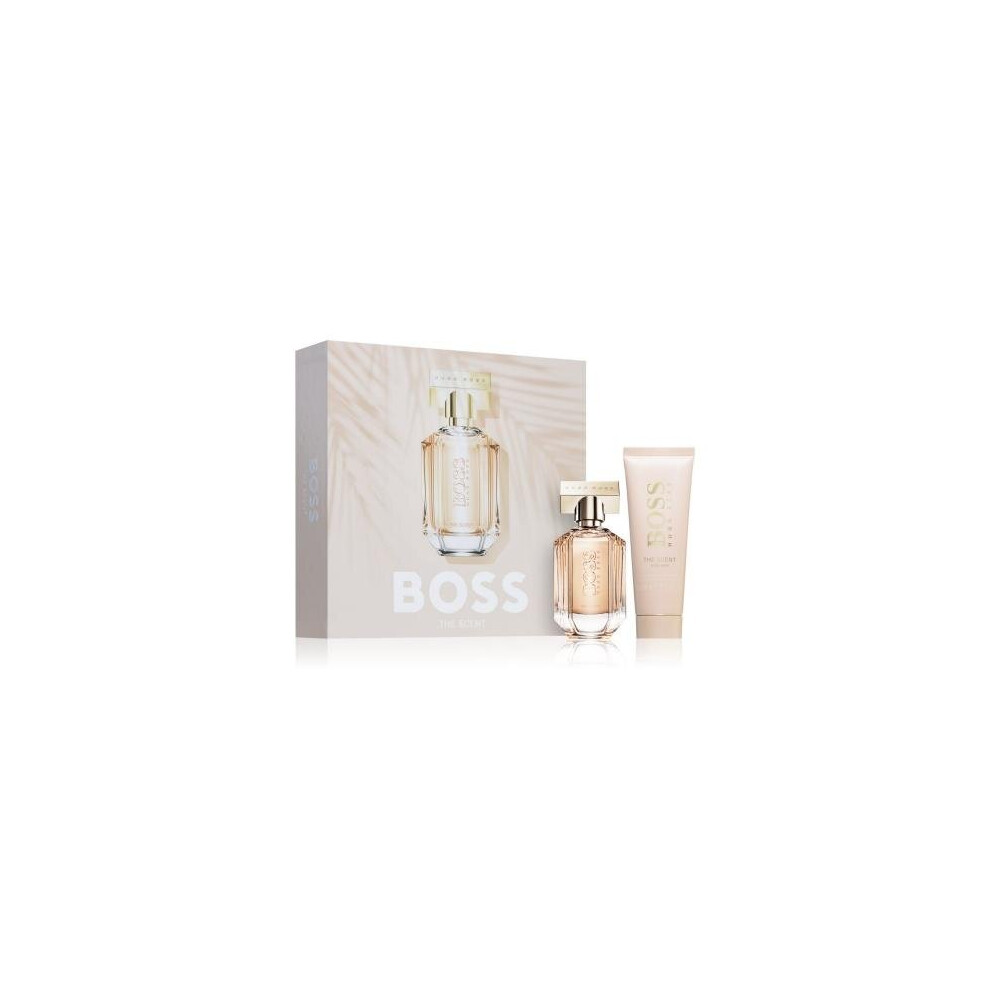 Hugo Boss The Scent 2 Pcs Set For Women: 1.7 Eau De Toilette Spray + 2.5 Body Lotion