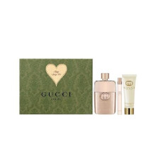 Gucci Guilty Pour Femme 3 Pcs Set: 3 Oz Eau De Parfum Spray + 1.7 Body Lotion + 0.34 Eau De Parfum Mini