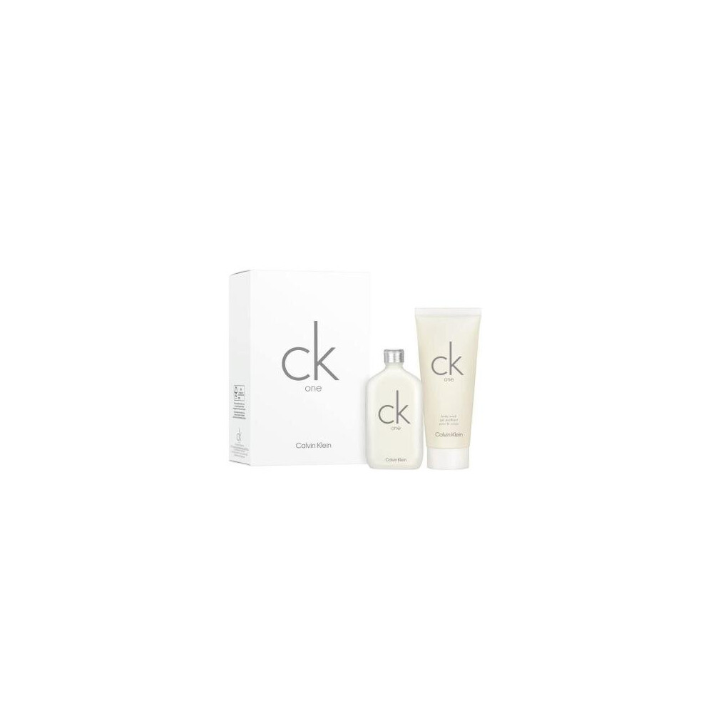 Calvin Klein Ck One Gift Set 50ml EDT Spray + Shower Gel 100ml