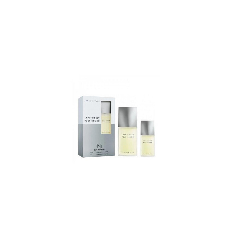 Issey Miyake L'Eau D'Issey Pour Homme Gift Set: 4.2 Eau De Toilette + 1.35 Travel Spray