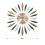 Living And Home 55CM Large Metal Starburst Decorative Wall Clock 5