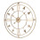Living And Home 60CM Large Gold Metal Roman Numerals Wall Clock 4