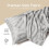 (King (230x220 cm)) Satin Stripe Duvet Cover 3PCS Grey Bedding Set 5