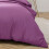 (Double (200x200 cm)) Reversible Plain Duvet Cover Purple Bedding Sets 6