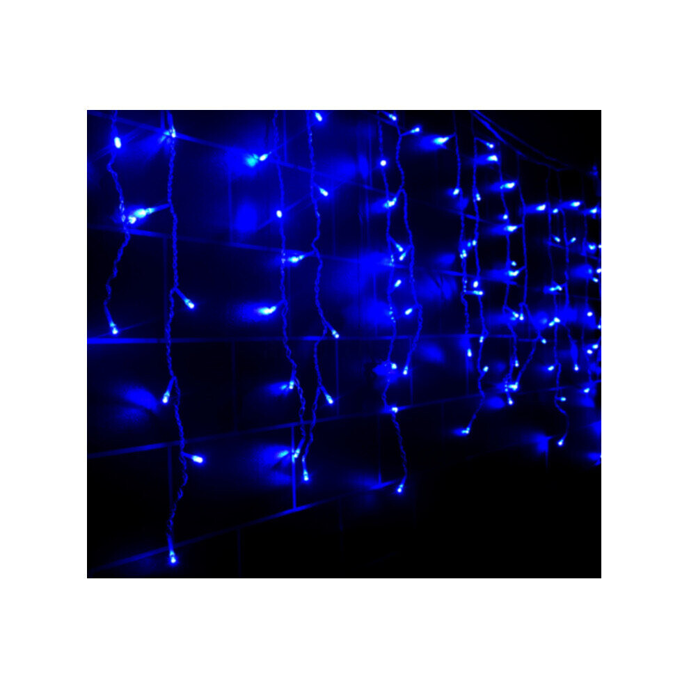 (Blue) Waterproof Multi-Color Icicle Decorative Lights