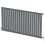 Anthracite Designer Radiator Horizontal Oval Column Single Panel Rad 600x1200mm 6