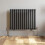 Horizontal Oval Column Designer Radiator Single Panel Rad Anthracite 600x780mm 1