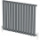 Horizontal Oval Column Designer Radiator Single Panel Rad Anthracite 600x780mm 6