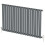 Horizontal Oval Column Designer Radiator Single Panel Rad Anthracite 600x1020mm 7