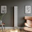 Designer Radiator Vertical White Oval Column Rads Double Panel 1600x240mm 4