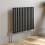 Horizontal Oval Column Designer Radiator Single Panel Rad Anthracite 600x780mm 2