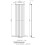 Designer Radiator Vertical White Flat Panel Rads Single Panel 1600x452mm 7
