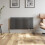 Anthracite Designer Radiator Horizontal Oval Column Single Panel Rad 600x1200mm 4