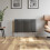 Horizontal Oval Column Designer Radiator Single Panel Rad Anthracite 600x1020mm 4