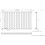 Horizontal Oval Column Designer Radiator Single Panel Rad Anthracite 600x1020mm 9