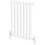 White Designer Radiator Horizontal Oval Column Single Panel Rad 600x420mm 6