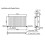 Horizontal Oval Column Designer Radiator Single Panel Rad Anthracite 600x1020mm 11