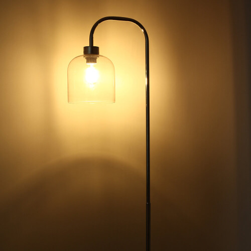 Living And Home Modern Chrome Living Room Floor Lamp 2