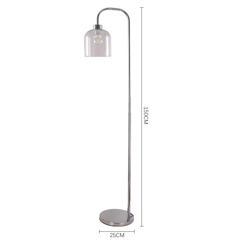 Living And Home Modern Chrome Living Room Floor Lamp 1