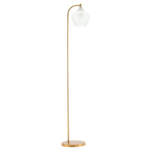 Luxurious Floor Lamp with Frosted Glass Lampshade