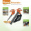 Flymo Flymo PowerVac 3000 Corded 2-in-1 Blower Vacuum 3
