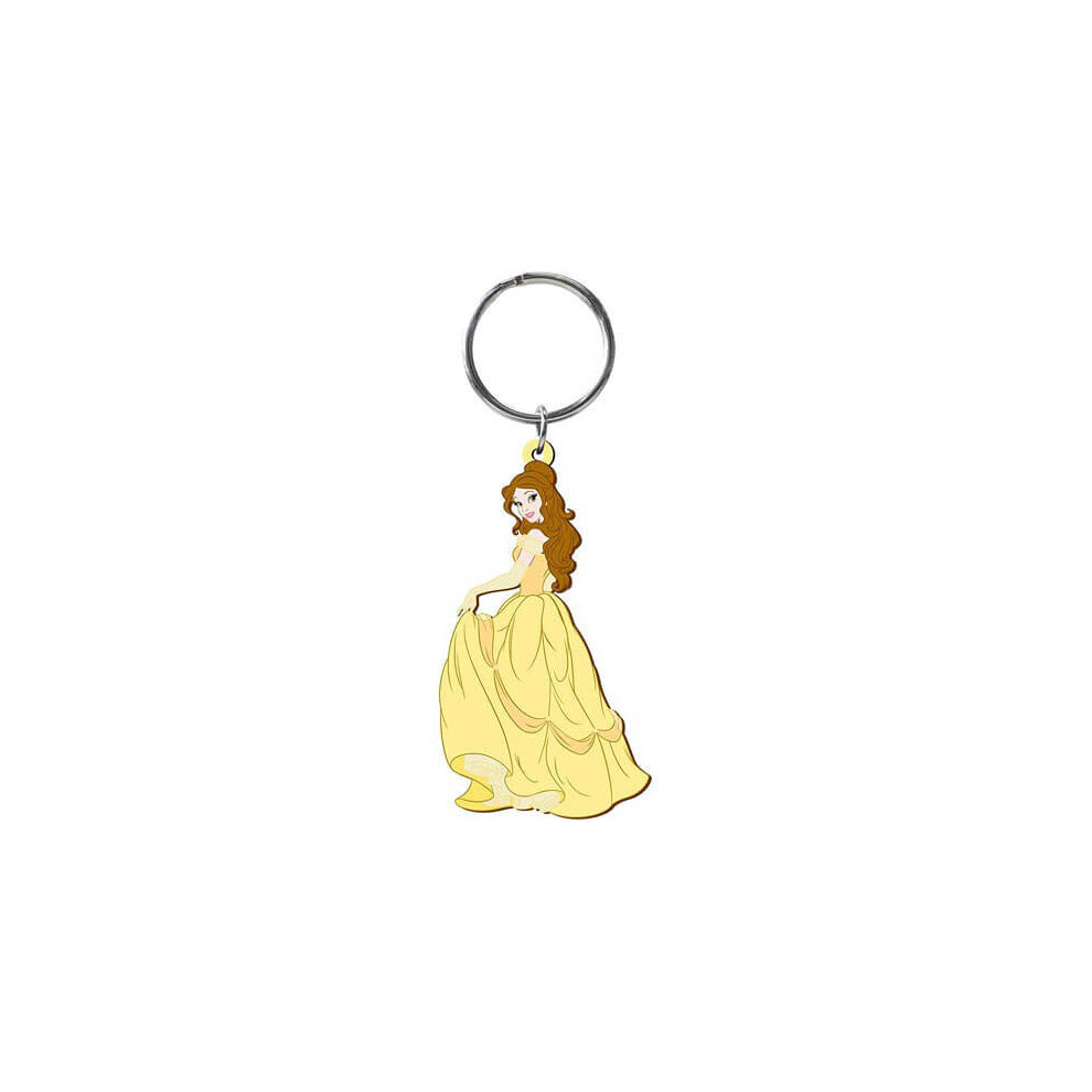 Disney Pvc Key Chain - Princess - Belle Soft Touch Toys New 23737