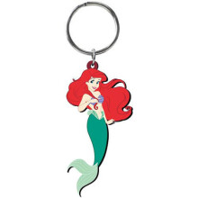 Portachiavi in PVC Soft Touch Disney Ariel, Multicolore