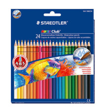 1 Pakkaus - Staedtler 14410CN24 Noris Club Aquarell vesivärikynät - Pakkaus 24 kpl