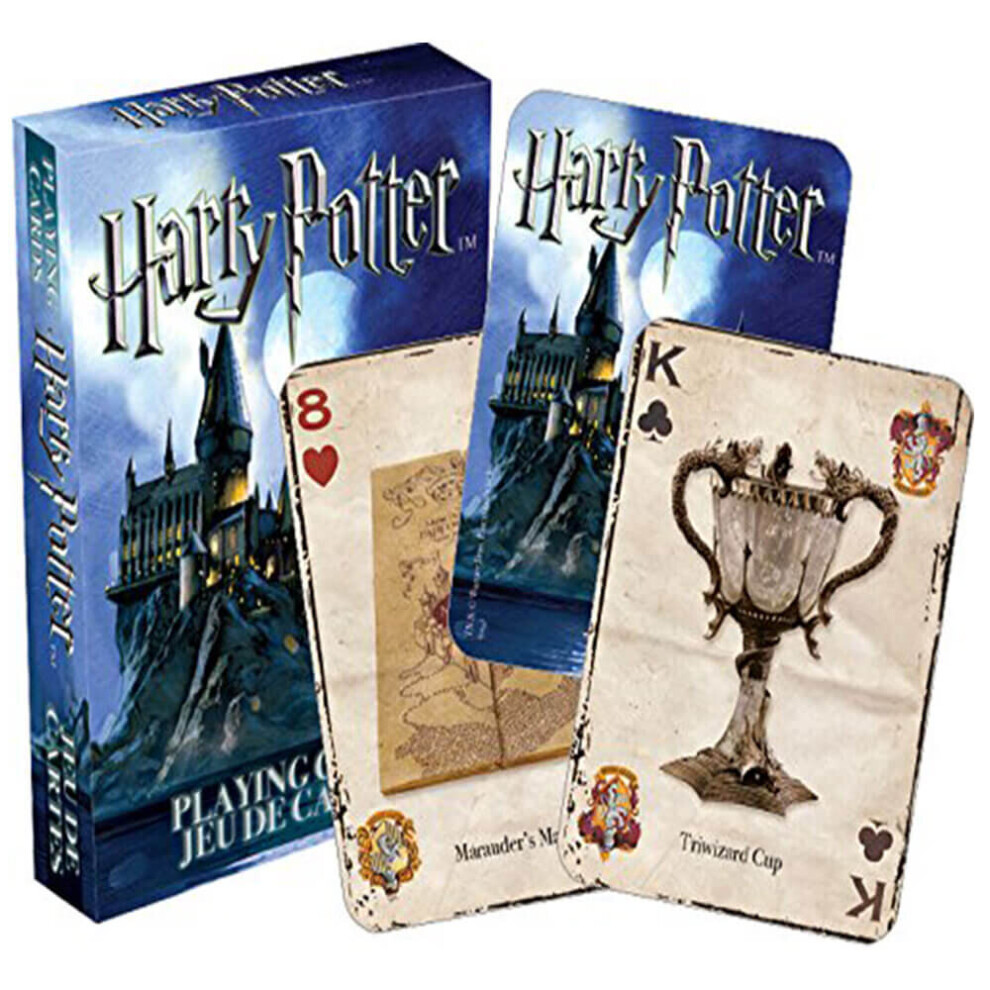 Photos - Board Game Aquarius Playing Card - Harry Potter - Symbols Toys Poker Licensed 52330 