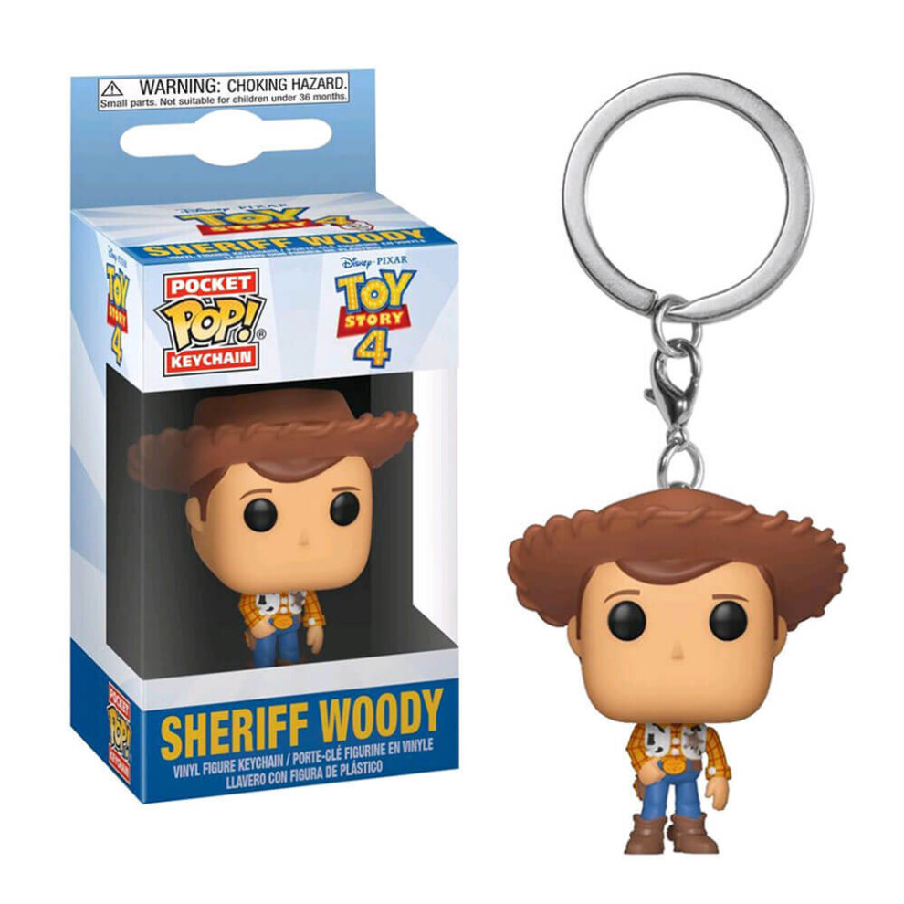 Funko POP Keychain - Toy Story 4: Woody Collectible Figure