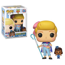 Funko POP! Disney Toy Story Bo Peep with Officer Giggles McDimples - 37391 Vinyl Figure, 9cm